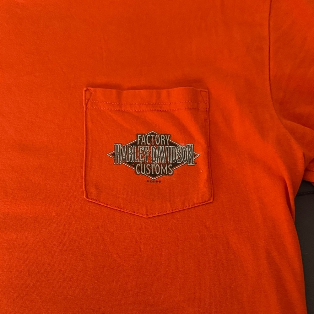 Harley-Davidson Men's Vibrant Orange Tee